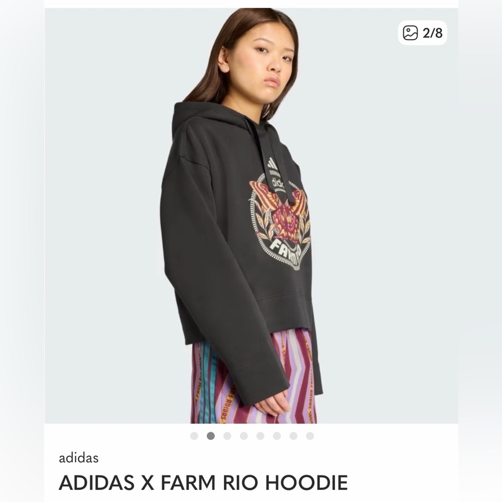 NWT Adidas x Farm Rio hooded Sweatshirt - Picture 11 of 11